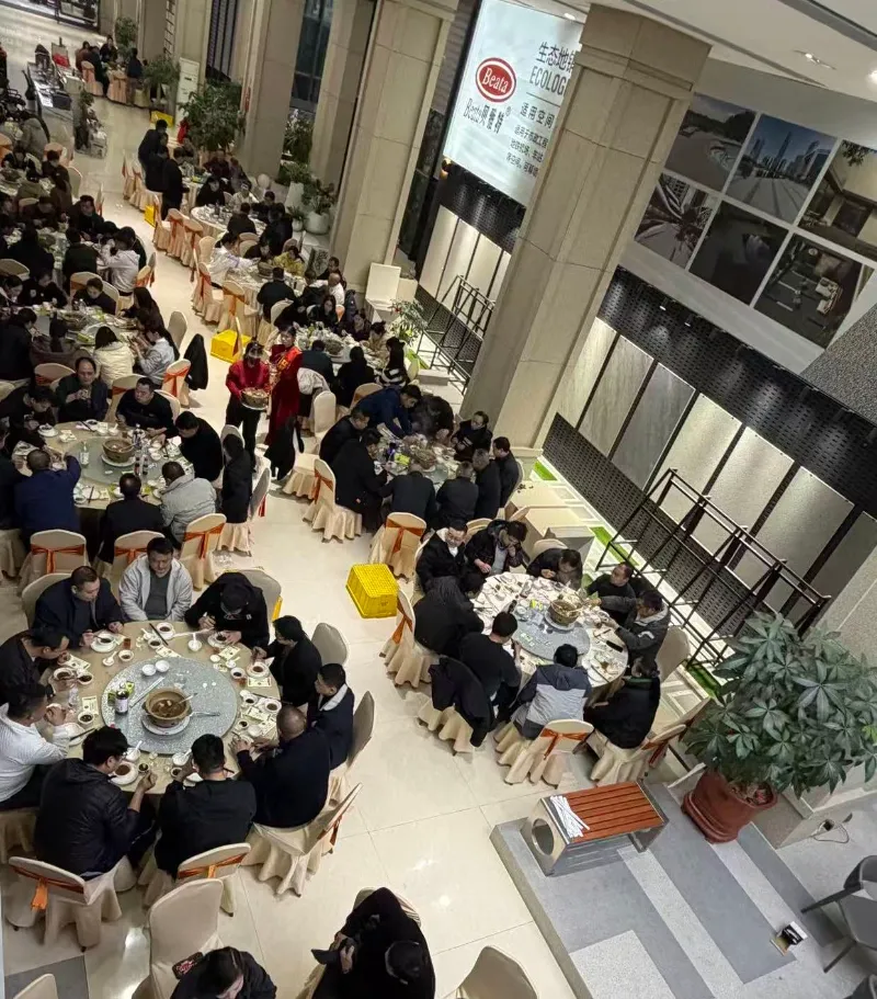 Jamuan Akhir Tahun Beata Ceramics Berjaya | Hasil Melebihi 400 Juta RMB untuk Tahun Baru, Produk Baharu untuk Debut di Xiamen INT'L Stone Fair